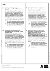 ABB CC Serie Instrucciones De Servicio Y De Montaje