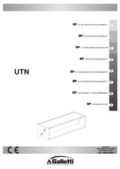 Galletti UTN 16 Manual De Instrucciones
