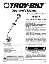 Troy-Bilt TB26CO Manual Del Usuario