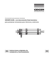 GEIGER Engineering GEIGER-GJ56 Serie Instrucciones Originales De Instalación Y Funcionamiento