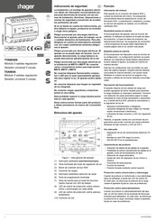 hager TYA663AN Manual De Instrucciones