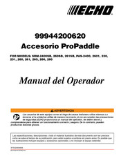 Echo ProPaddle 231 Manual Del Operador