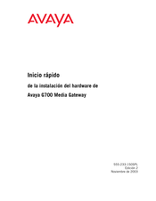 Avaya G700 Guía Del Inicio Rápido