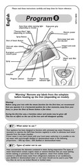 TEFAL Program 8 Manual De Instrucciones