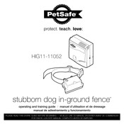 Petsafe HIG11-11052 Manual De Adiestramiento Y Funcionamiento