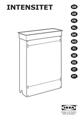 IKEA INTENSITET Manual Del Usuario