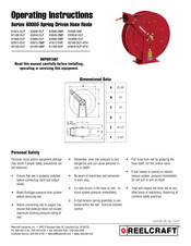 Reelcraft 83050 OLP-HTH Instrucciones De Operación