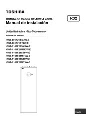 Toshiba HWT-1101F21MT6W-E Manual De Instalación