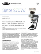 Baratza Sette 270Wi Manual Del Usuario