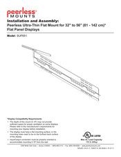 PEERLESS Mounts SUF651 Instalación Y Ensamblaje