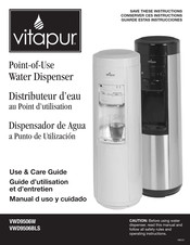 vitapur VWD9506BLS Manual De Uso Y Cuidado