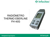 Thermo Scientific FH 40G Manual De Instrucciones