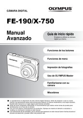 Olympus X-750 Manual Avanzado