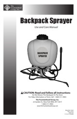 The Fountainhead Group Backpack Sprayer Manual De Uso Y Cuidado