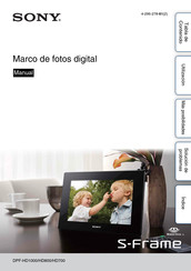 Sony S-FRAME DPF-HD1000 Manual De Instrucciones