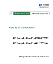 HP C7778A Guía De Instalación Inicial