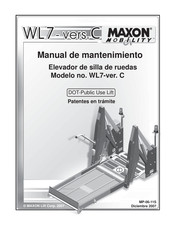 Maxon MOBILITY WL7-ver. C Manual De Mantenimiento