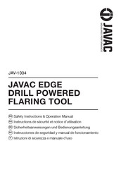 JAVAC JAV-1034 Instrucciones De Seguridad Y Manual De Funcionamiento