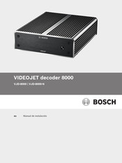 Bosch VJD-8000-N Manual De Instalación