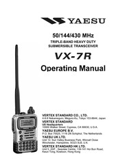 Yaesu VX-7R Manual Del Operacion