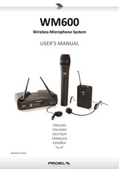 PROEL WM600 Manual De Usuario