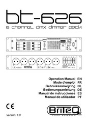 Briteq bt-626 Manual De Instrucciones