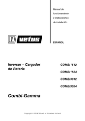 Vetus COMBI1524 Manual De Funcionamiento E Instrucciones De Instalación