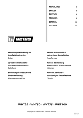 Vetus WHT75 Manual De Manejo Y Instrucciones De Instalación