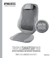 HoMedics TRIPLESHATSUPRO Manual Del Usuario