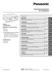 Panasonic S-200PE2E5
S-250PE2E5 U-200PE1E8
U-250PE1E8 Instrucciones De Operation