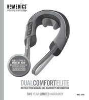 HoMedics DUALCOMFORTELITE Manual Del Usuario