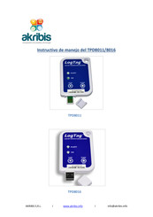 Akribis TPD8011 Instructivo De Manejo