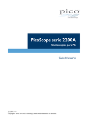 Pico Technology PicoScope 2200A Serie Guia Del Usuario