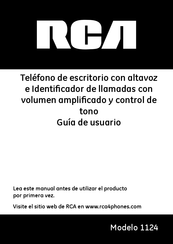 RCA 1124 Guía De Usuario