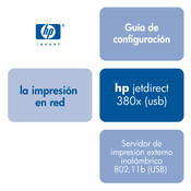 Hp HP Jetdirect 380x Guía De Configuración