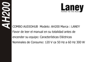 Laney AH200 Manual De Instrucciones