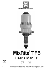 tefen MixRite TF5 Manual Del Usuario