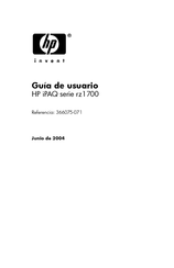 HP iPAQ rz1700 Serie Guía De Usuario