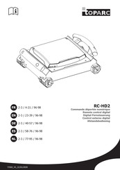 Toparc RC-HD2 Manual Del Usario