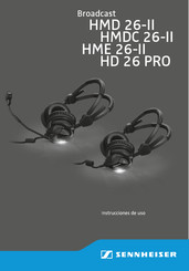 Sennheiser HMDC 26-II Instrucciones De Uso