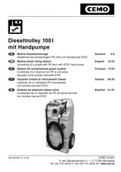 CEMO Dieseltrolley 100l Manual Del Usuario