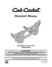 Cub Cadet FastAttach 19A30038100 Manual Del Usuario