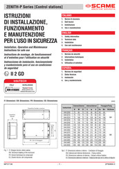 Scame ZENITH-P Serie Manual De Instrucciones