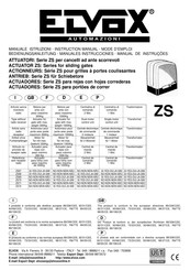 Elvox ZS72 Manual De Instrucciones