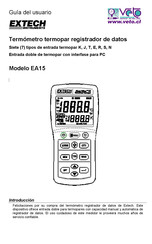 Extech Instruments EA15 Guia Del Usuario