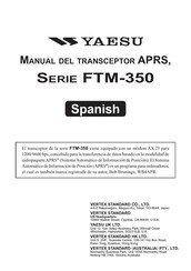 Yaesu FTM-350 Serie Manual Del Usuario