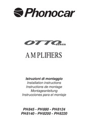 Phonocar OTTO Serie Instrucciones Para El Montaje