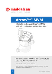 Maddalena Arrow WAN MVM Instrucciones Para La Instalación, El Uso Y El Mantenimiento