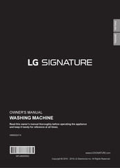 LG SIGNATURE WM9500HA Serie El Manual Del Propietario