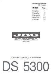 jbc ADVANCED DS 5300 Manual Del Usuario